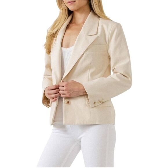 NWT English Factory One Button Blazer - Picture 2 of 10